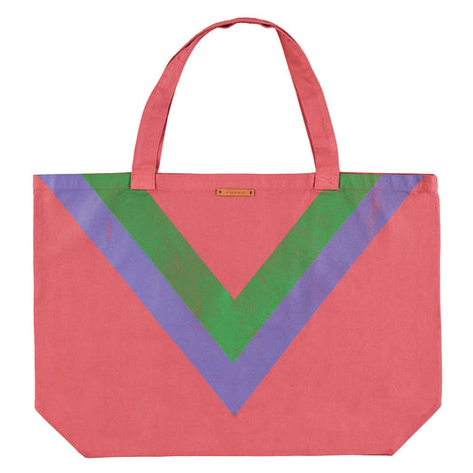 Torba XL logo Pink multicolor print