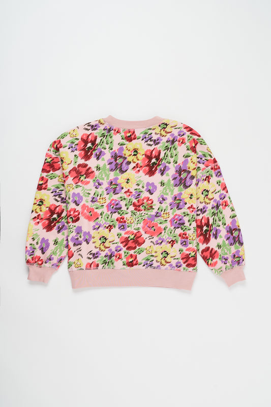Bluza Glitch Flowers