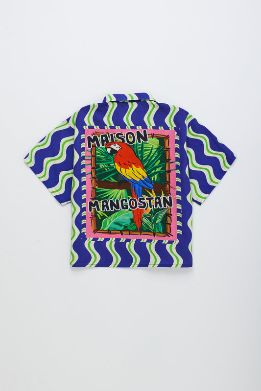 Koszula z kołnierzykiem Loros Wavy