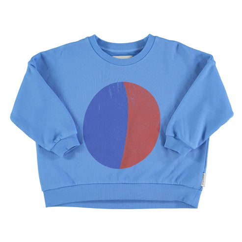 Bluza Multicolor Circle Print Blue