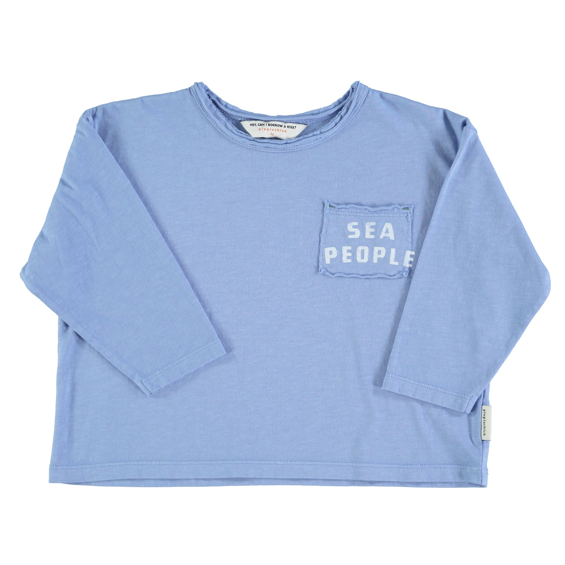 Longsleeve Sea People Print Blue