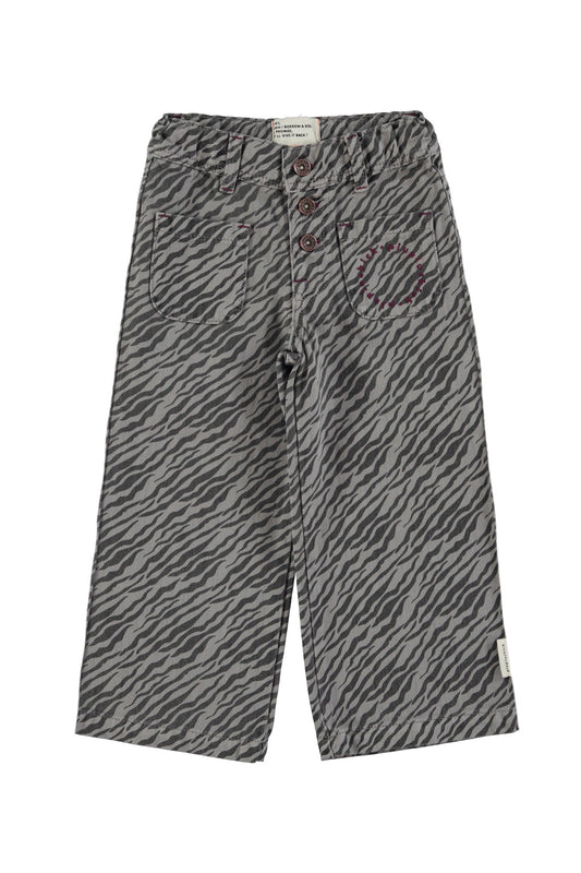 Spodnie grey w/ zebra print