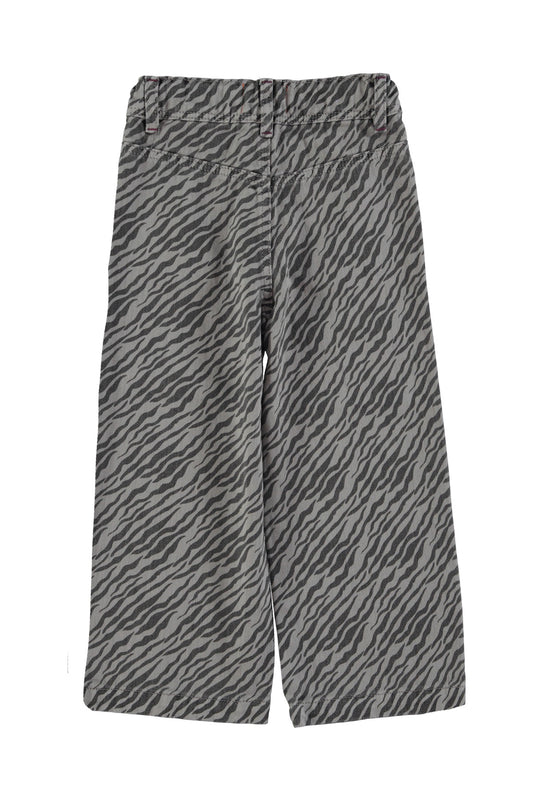 Spodnie grey w/ zebra print