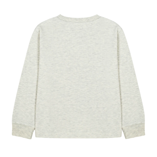 T-shirt Cat Waffle Longsleeve