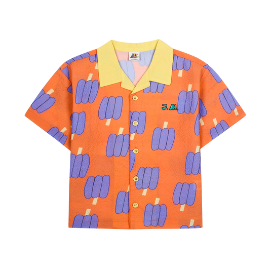 Koszula z krótkim rękawem Bell Pepper Seersucker