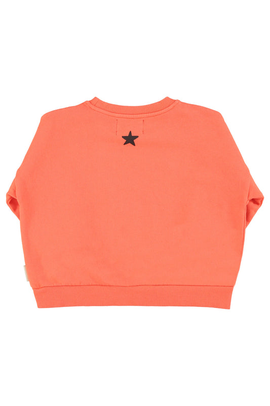 Bluza Orange w/ "music" print