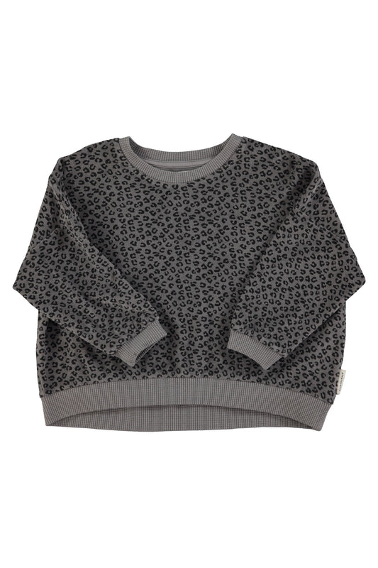 Bluza Grey w/ animal print