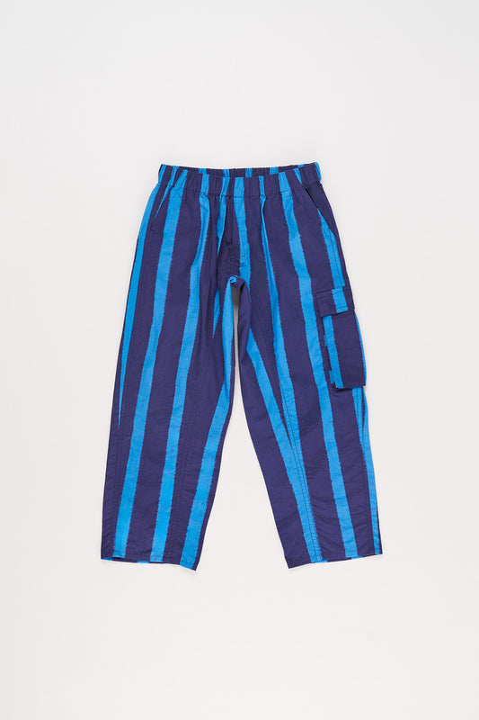 Spodnie Cargo Stripes Blue