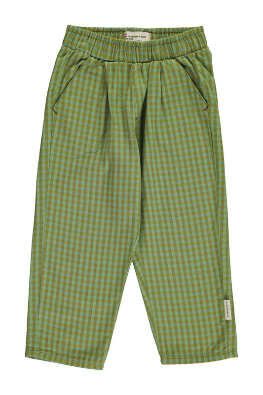 Spodnie Unisex green checkered