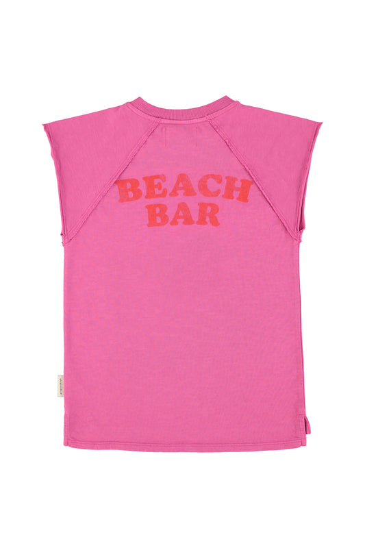 Sukienka T-shirt | fuchsia w/ ice cream print