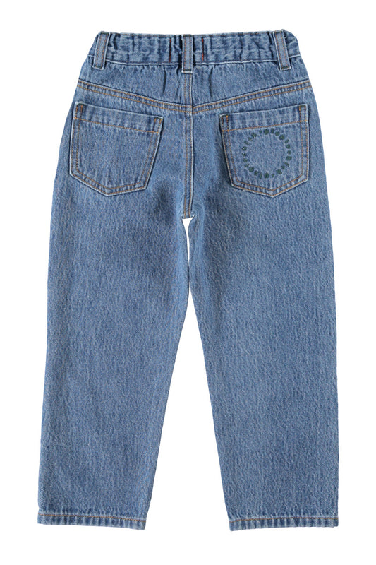 Jeansy unisex | washed navy